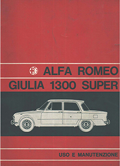 Catalogo GIULIA 1300 Super