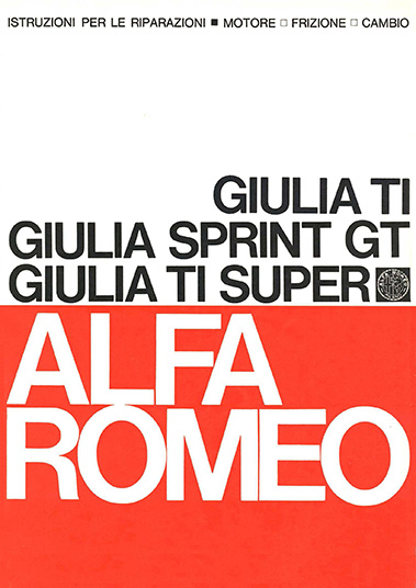 Catalogo Giulia TI - Sprint GT - TI Super